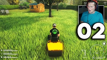 Lawn Mowing Simulator - Part 2 - THE BIGGEST YARD