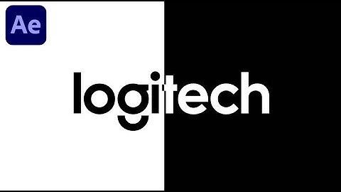 Logitech Logo Animation In Adobe After Effects - After Effects Tutorial - No Plugins.