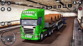 Euro cargo truck driving simulator game #2 - Android gameplay hd screenshot 4