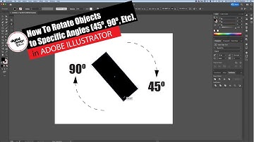 Rotate Objects Precisely in Illustrator (Exact Angle Trick)