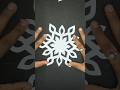 How to Make Beautiful 🤩 Paper 📜 Snowflakes 🌨️ at Home ✂️❄️#craft #papercraft #shortsfeed #shorts