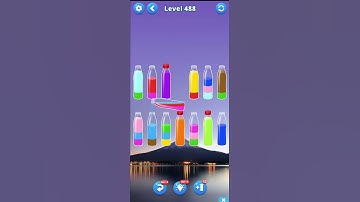 Water sort puz level 488 #androidgameplay #watersortpuzzle #shorts