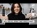 SELF TAN VS. SPRAY TAN | WHICH ONE?? | FAKE TAN TIPS BY A PRO SPRAY TAN ARTIST