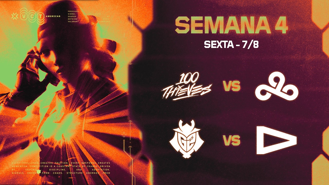 100T x C9 | G2 x LOUD | VCT Americas Etapa 2 | Semana 4 - Dia 2