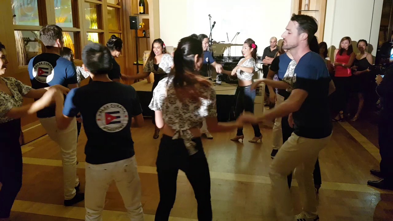 Salsa Cubana Singapore Team Fullerton Hotel Post Bar May 2017 YouTube
