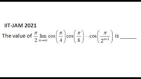 IIT-JAM 2021 Question No- 50 solution