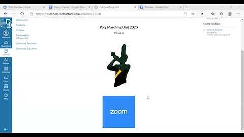 Cómo entrar en zoom desde tu clase en canvas