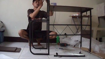unboxing and assemble  Computer table