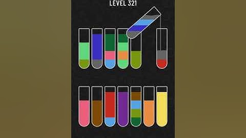 【Water Sort Puzzle】 Level 321