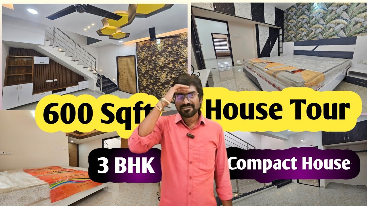 600 Sqft - House Tour | Compact 3 BHK Duplex House | Wish You Happy New Year 2026
