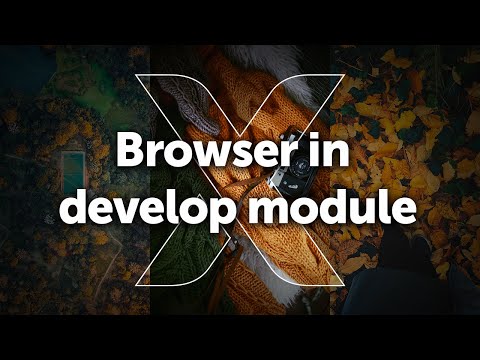 Browser mode in Develop