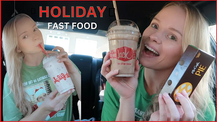 trying HOLIDAY FAST FOOD menu items
