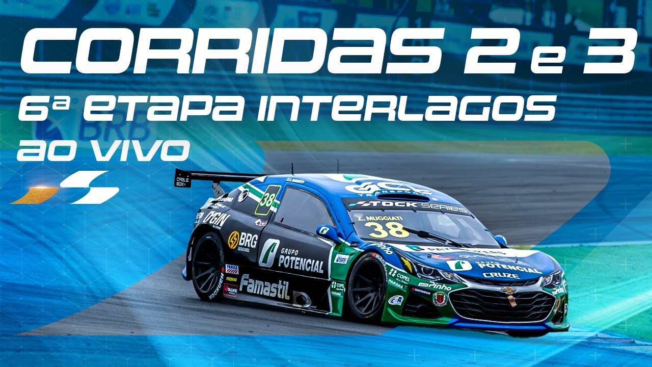 STOCK SERIES AO VIVO 2023 | ETAPA 6 | INTERLAGOS - CORRIDAS 2 e 3
