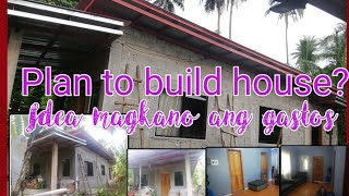 HOUSE FULL CONCRETE WITH STEEL TRUSS ROOF/MAGKANO ANG GASTOS