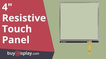 4 inch 4 Wire Resistive Touch Panel Screen