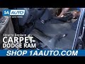 How to Replace Carpet Quad Cab 2003-08 Dodge Ram 1500