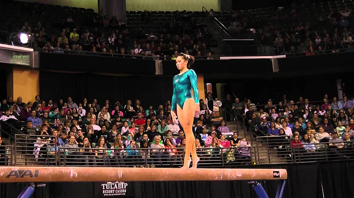 Christine Lee - Balance Beam Finals - 2012 Kellogg...