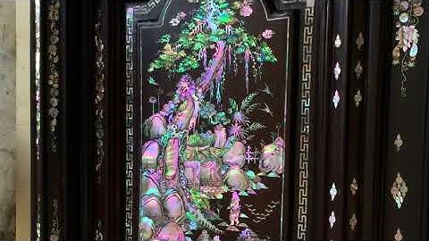 Tủ thờ cẩn ốc đẹp giá cũng đẹp ai chơi cũng được !sdt0972537582 facebook Đồ Gỗ Cẩn Ốc Xà Cừ Đức Tiến