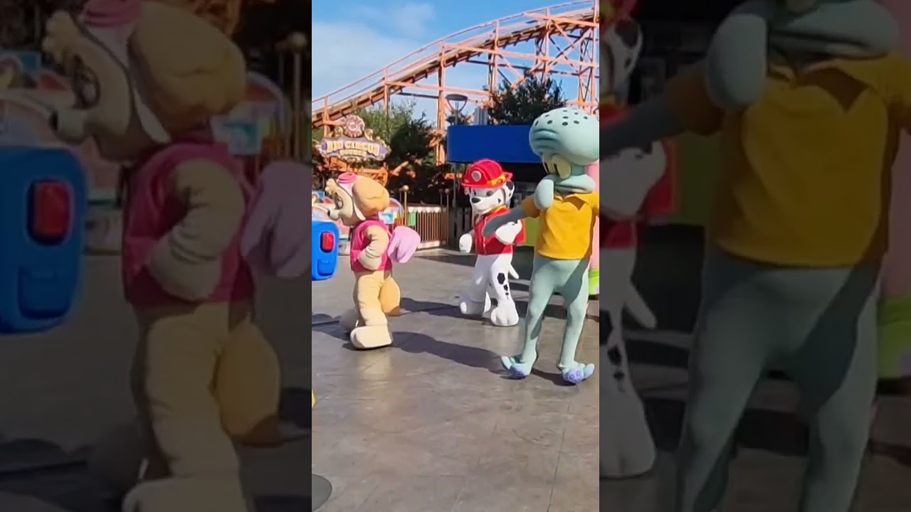 nickelodeon land characters dancing 