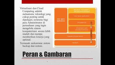 Virtualisasi dan Sistem Cloud