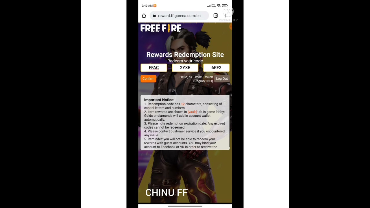 FREE FIRE FFIC LIVE 600K WATCHING REWARD 