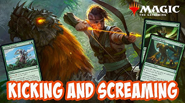 KICKING AND SCREAMING with Hallar, the Firefletcher - MTG Arena Historic Brawl