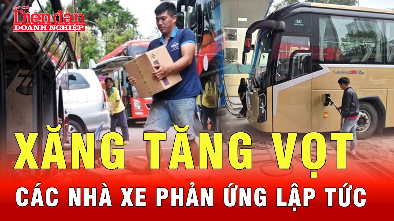 Giá xăng đang khiến các nhà xe phản ứng như thế nào? | Tin tức 24h