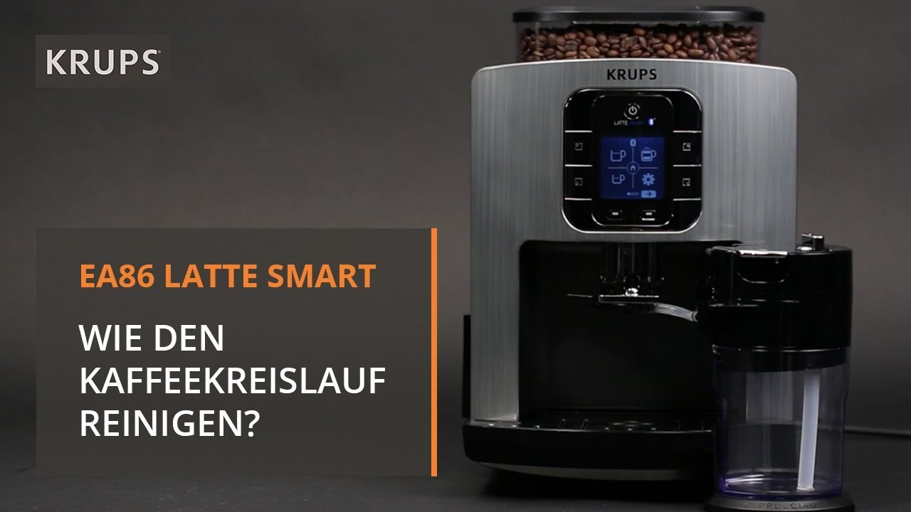 Kaffeekreislauf des Latte Smart Kaffeevollautomats reinigen | Krups