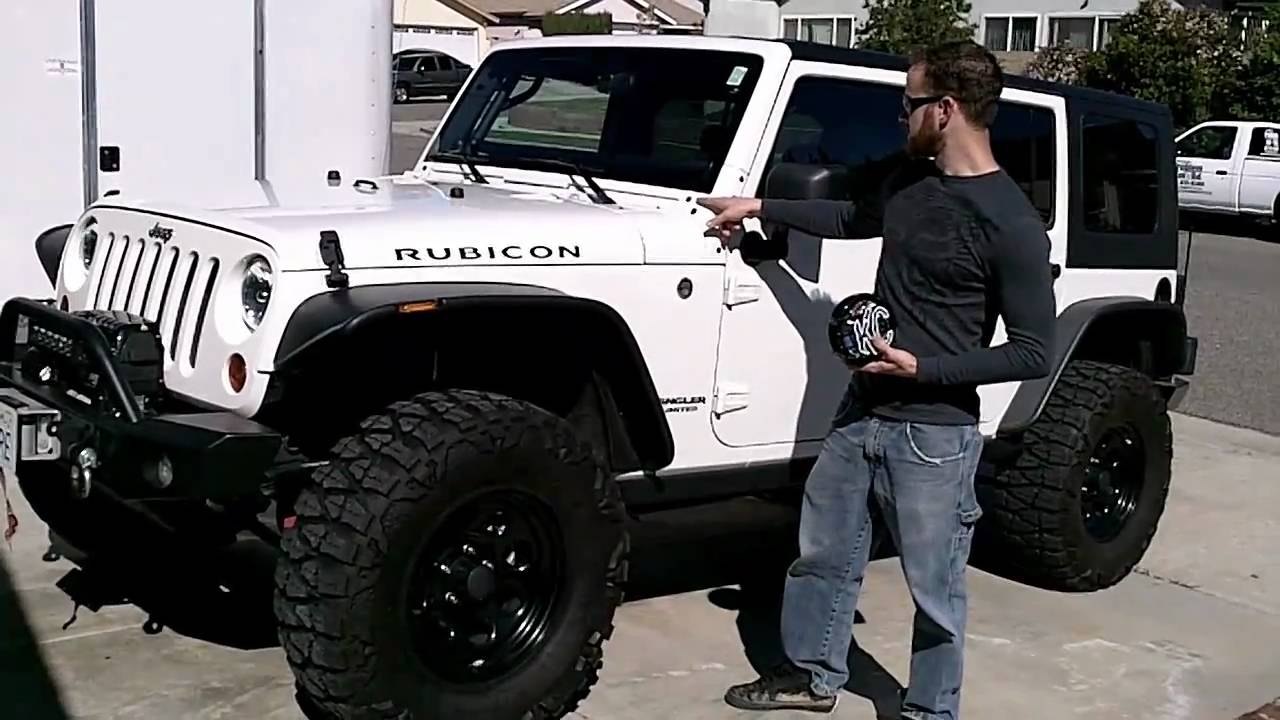 Jeep Wrangler KC Lights Install - 