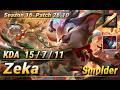 【KRサーバー/C1】HLE Zeka スモルダー(Smolder) VS ガリオ(Galio) MID - Patch26.10 KR Ranked【LoL】