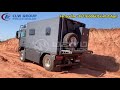 Sitrak 4x4 motorhome truck c5h 270hp testing from clw group china