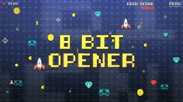 8 Bit Old Game Opener - After Effects Template