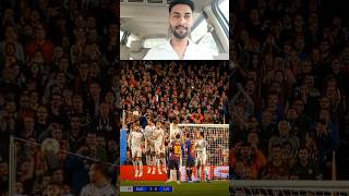 Messi Unpredictable Shot in Football History ⚽!! #lionelmessi #football #shorts