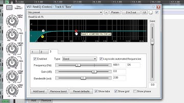 Introduction to Music Production: Assignment 5, Mixer EQ Emulation with REAPER