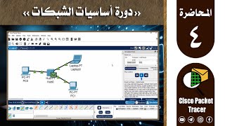 شرح استخدام برنامج الـ Cisco Packet Tracer مع مثال