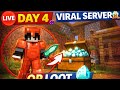 🔴 Minecraft LIVE Day 4 😈🔥 | Viral Server | Subscribers Join Fast (MCPE)