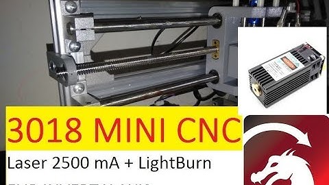 3018 mini cnc Laser 2500 mW + LightBurn program : Flip Invert X Axis