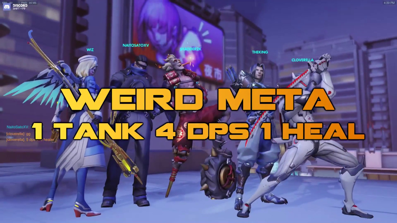 Overwatch (S4 | ♦) - Weird Meta (1 Tank, 4 DPS, 1 Heal) - YouTube