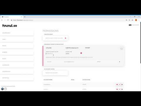 found.ee How To: Grant and Revoke Access to Your Account