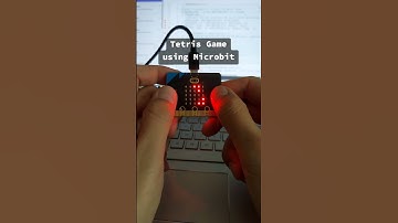 Retro Tetris Game via BBC Microbit https://linktr.ee/excellentarts #retrogame #tetris #microbit