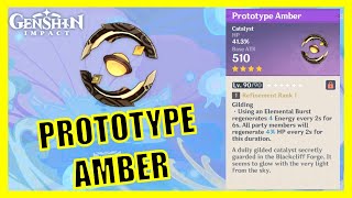 Ascend and Enhance Prototype Amber - Genshin Impact
