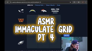 ASMR Immaculate Grid | Soft-Spoken Sports Trivia & Cozy Tingles