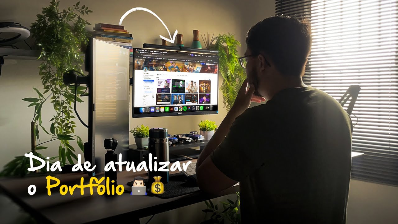 Atualizando meu PORTFÓLIO de DESIGN passo a passo com você | VLOG