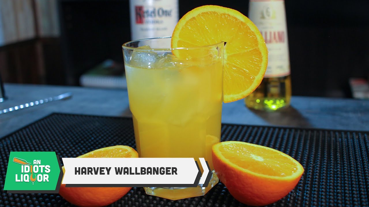 Harvey Wallbanger Cocktail Recipe Galliano Drinks YouTube