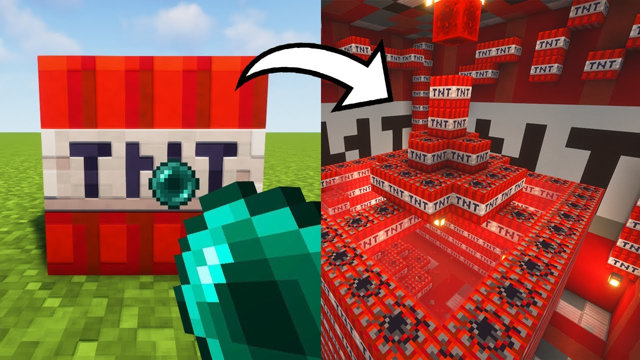 ¿Qué hay DENTRO de LA TNT de MINECRAFT?