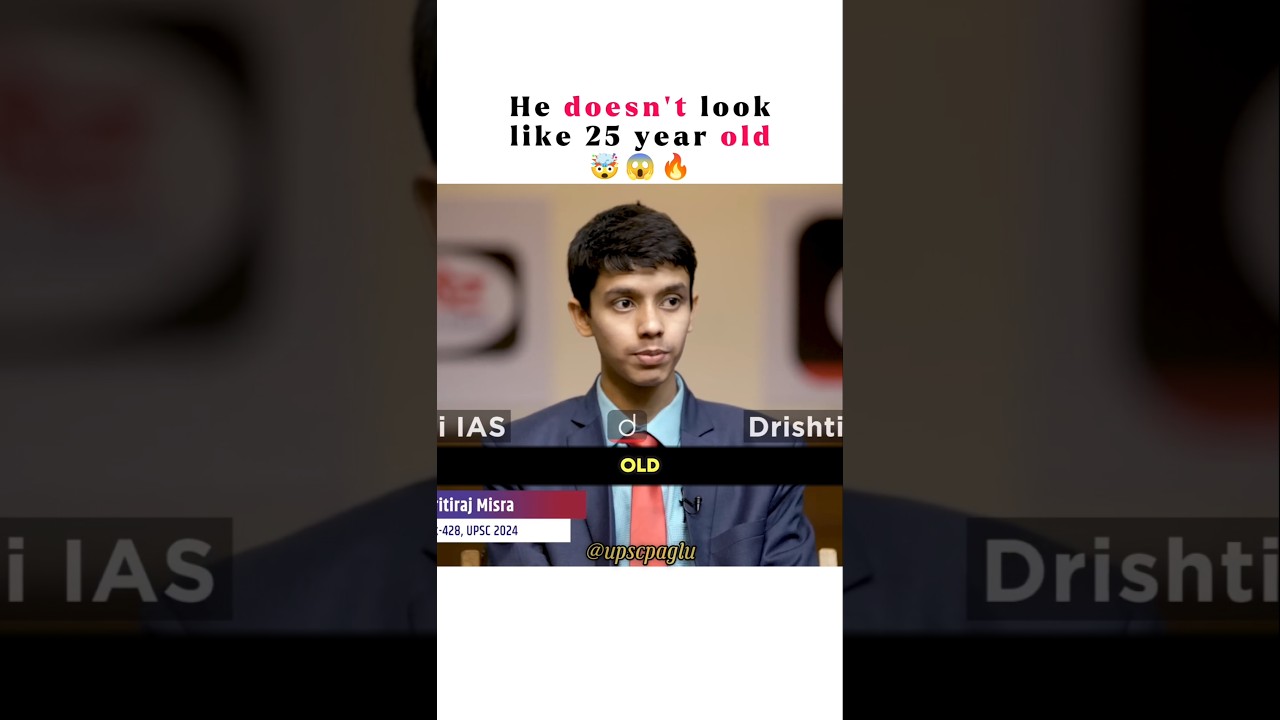 Bro's ageing backwards 🤯🔥 | Upsc Topper | Upsc Interview
