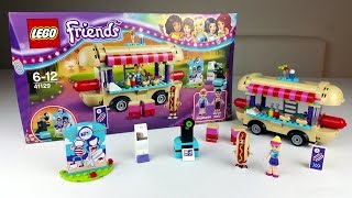 Lego 41129 Friends Hot-Dog-Stand Im Freizeitpark Unboxing - Review Deutsch -