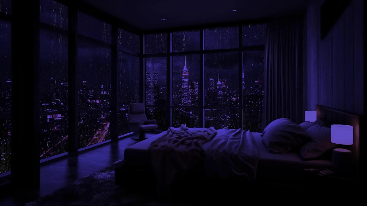 Regnerische Nächte in der Stadt: Finde Trost und Ruhe mit heilsamen Regengeräuschen 🌧️