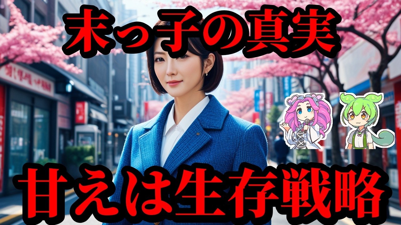 【雑学】末っ子あるあるの裏側！甘え上手は戦略だった？【ずんだもん＆ゆっくり解説】