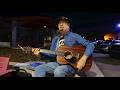Wagon Wheel - John Lee Boyer Busking in Fairfield, Iowa